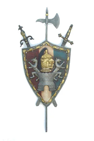 Coat of Arms Approx dimensions:- 172 cms x 87 cms x 16 cms