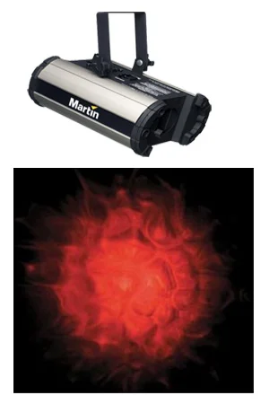 Flame effect projector