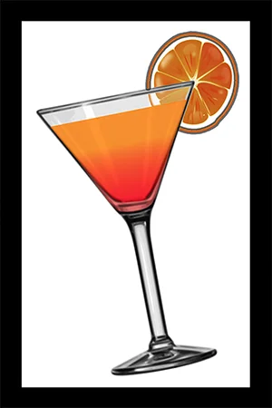 RHS Cocktail Glass in Giant Frame - 4m high - Can be backlit