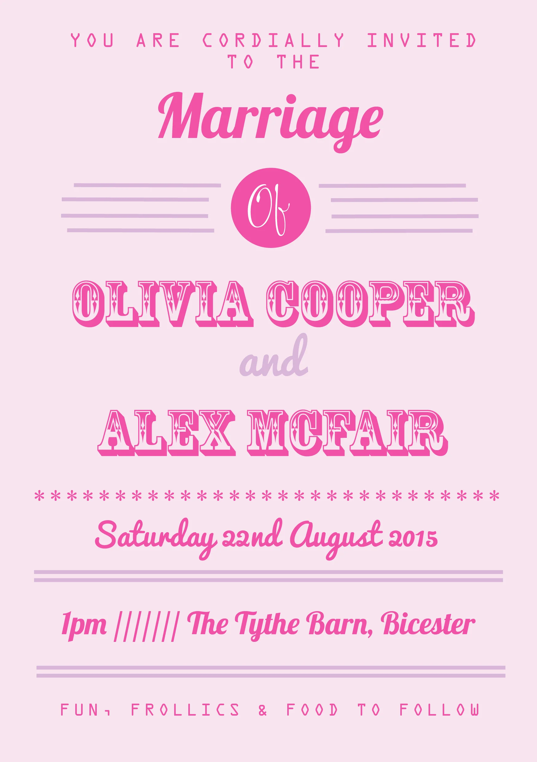 cotswold wedding invitation