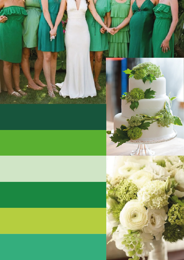 green wedding inspiration