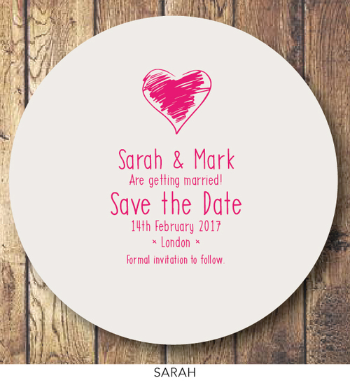 wedding coaster