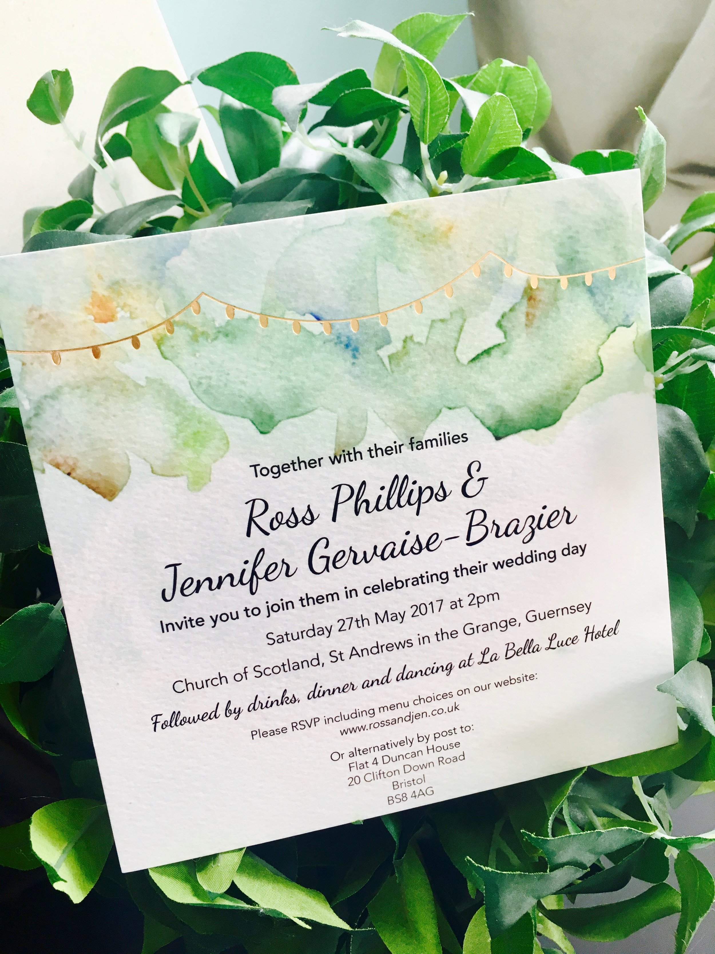 bespoke wedding stationery