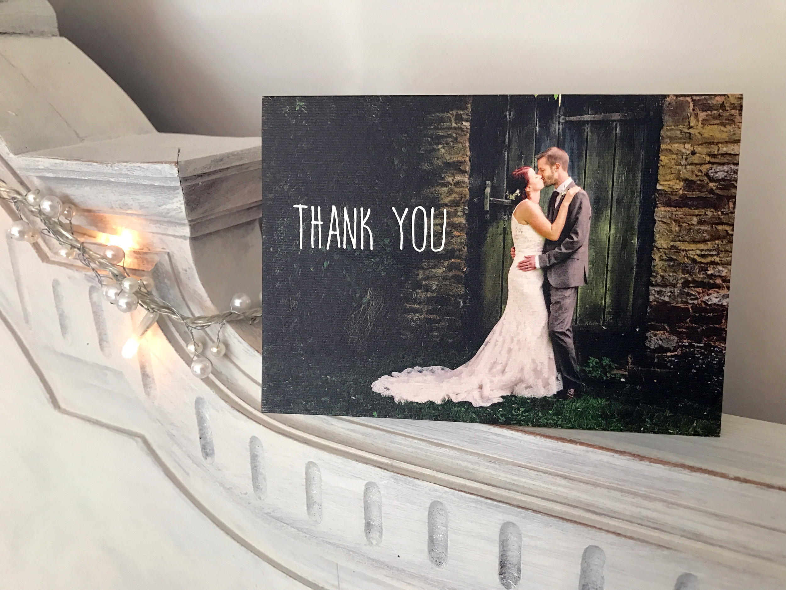 Personalised Wedding Thank You card