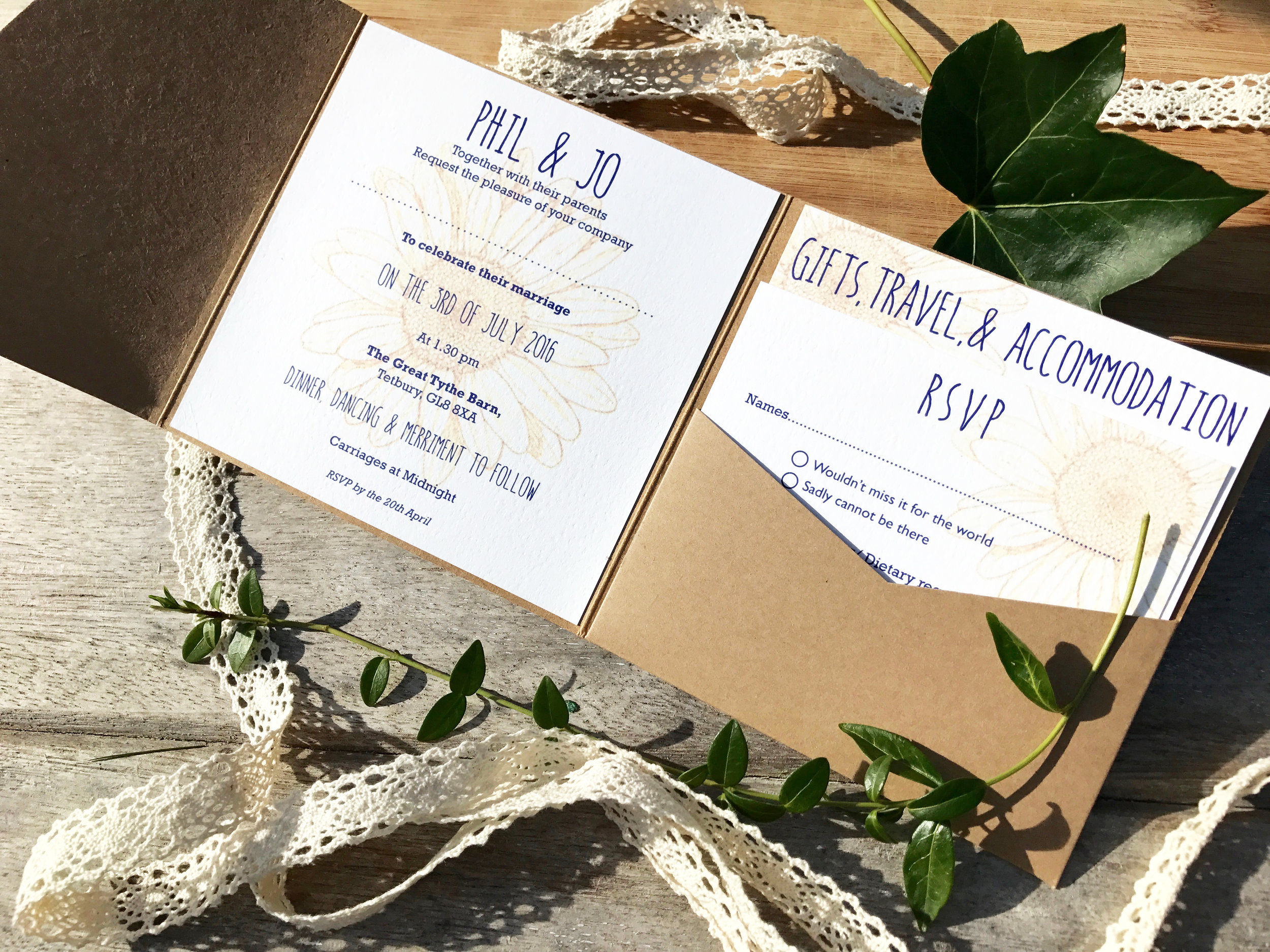 Rustic Wedding Invitation