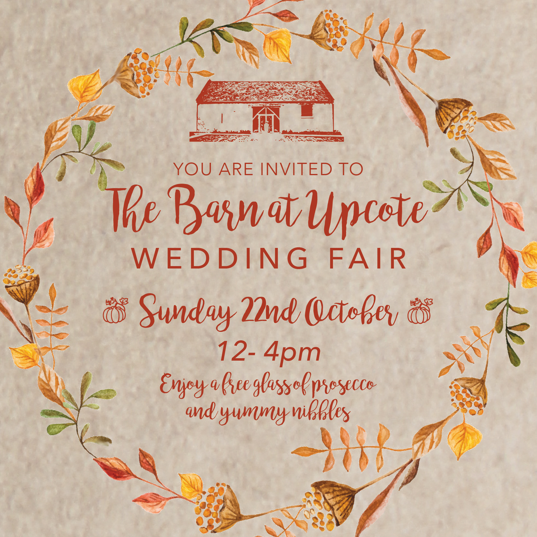 Upcote Barn Invite