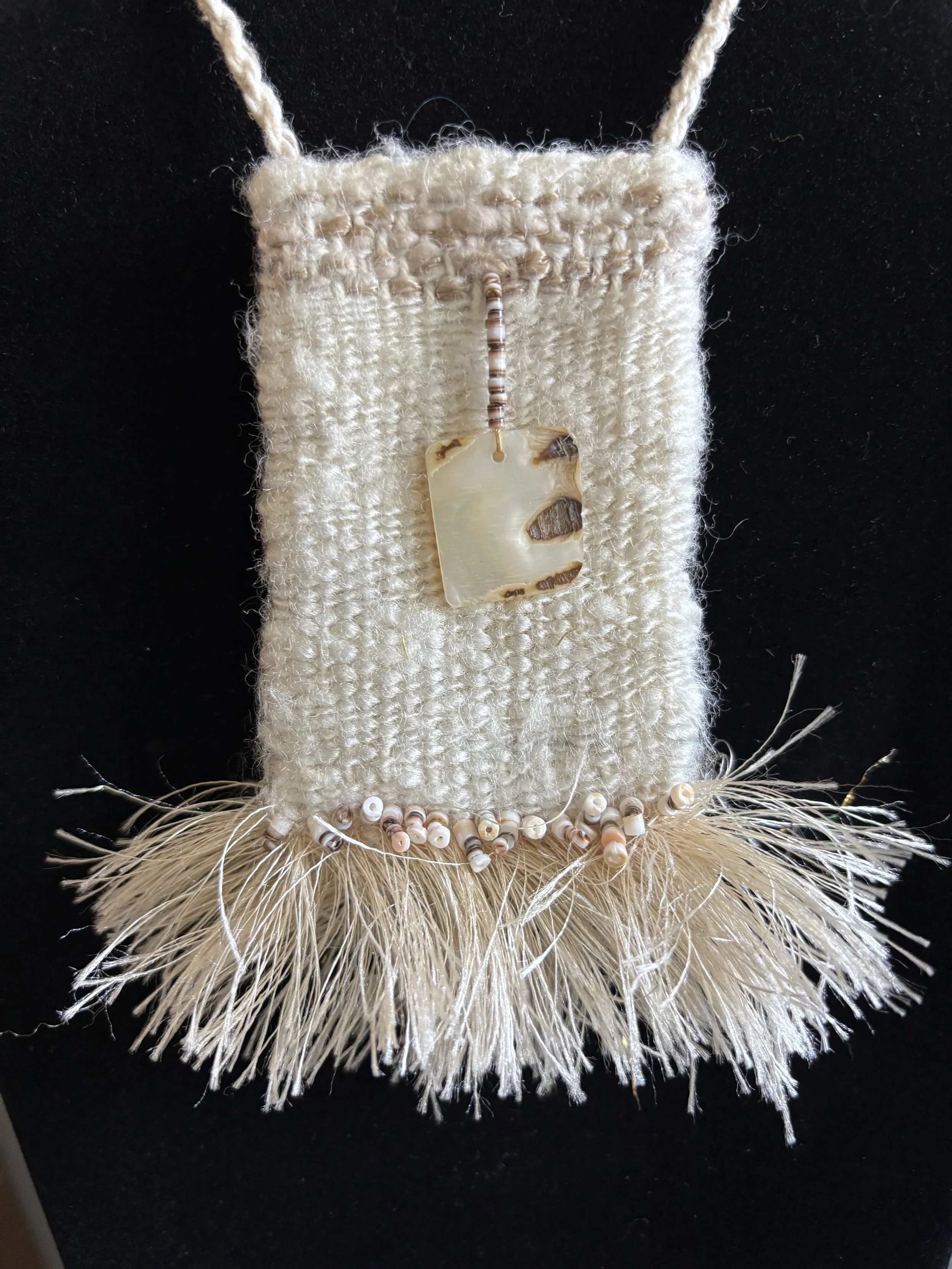 Beach and Reeds with Shell Dangle and Fringe