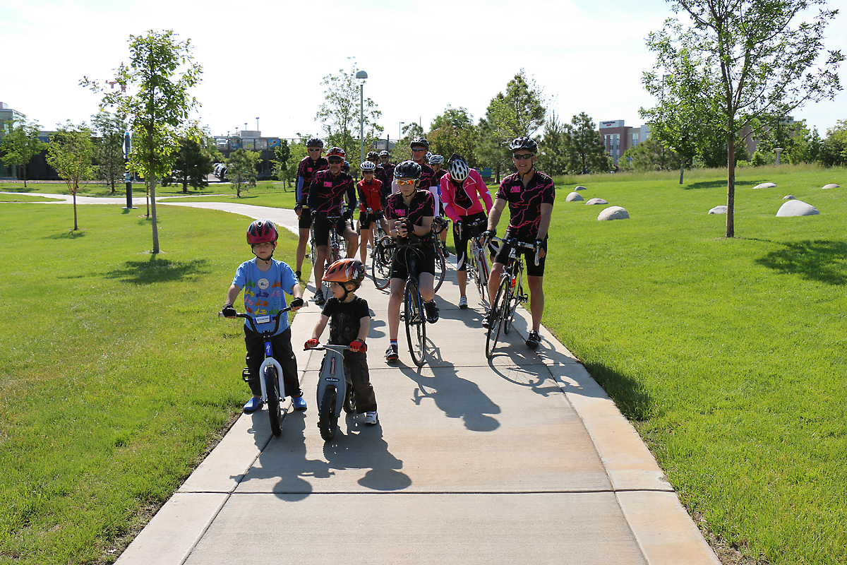 The starting line