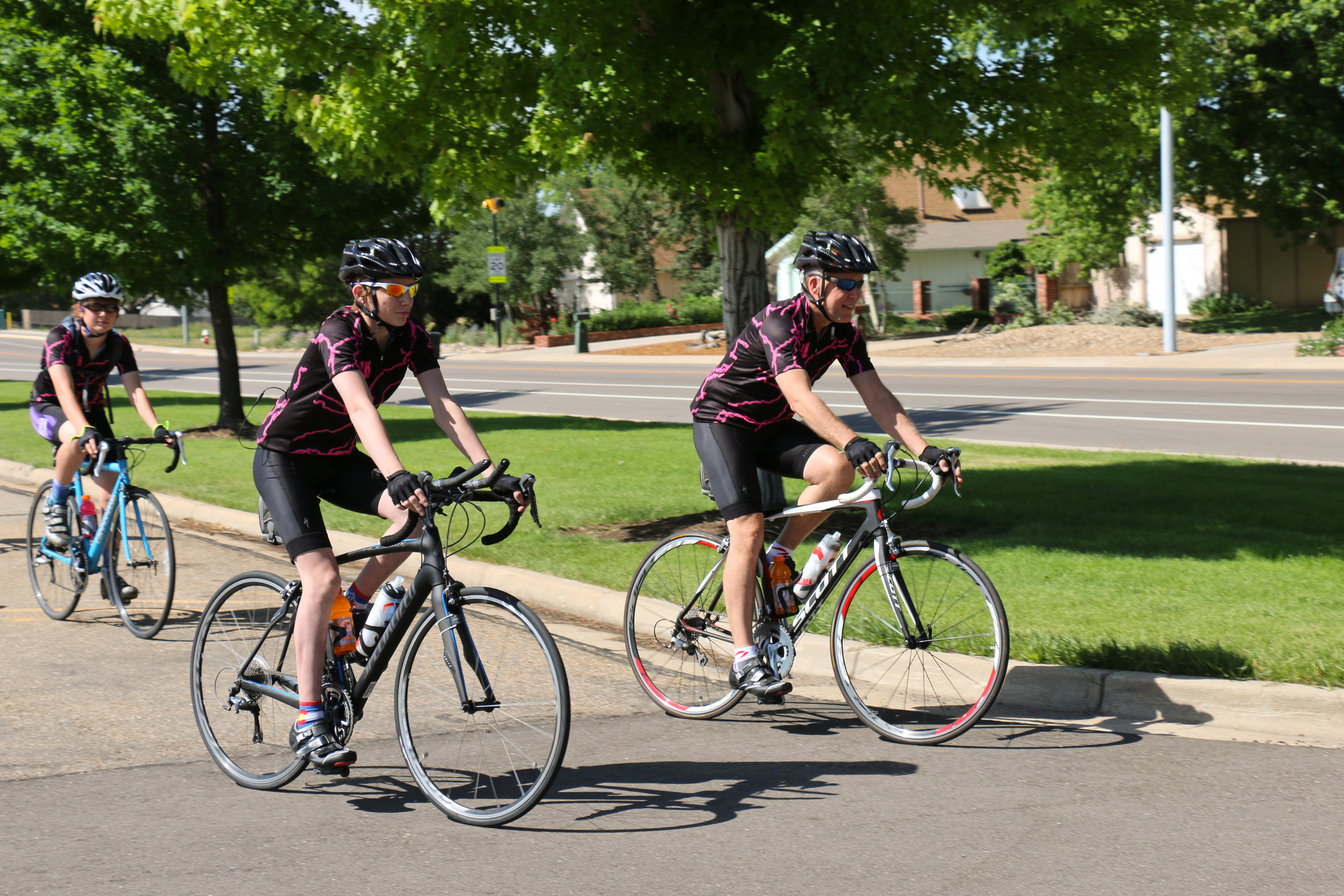A sunny day, perfect for a ride