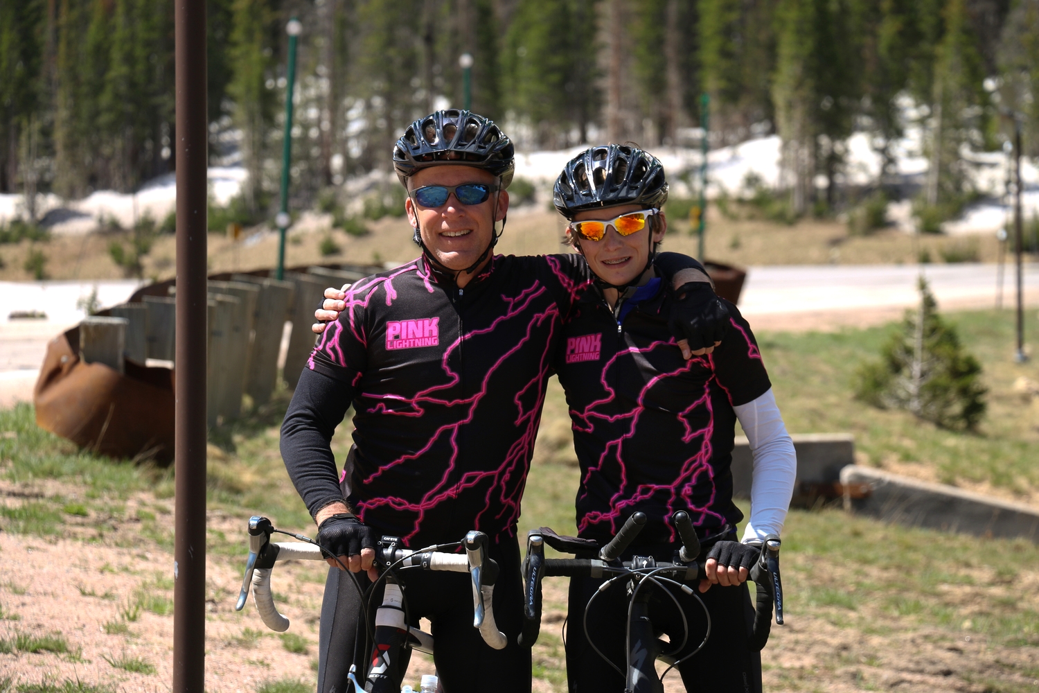 Steve and Bryan ready to go