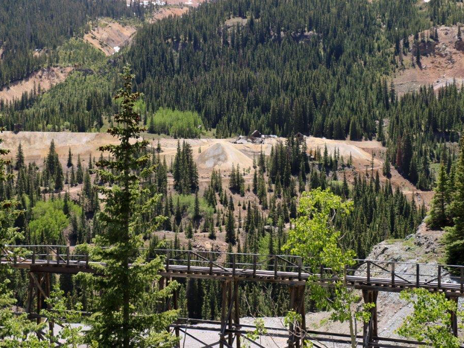 Old railroad trestles