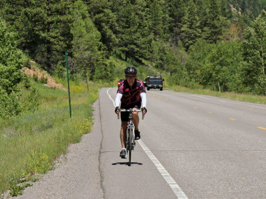 Steve hits the finish line!