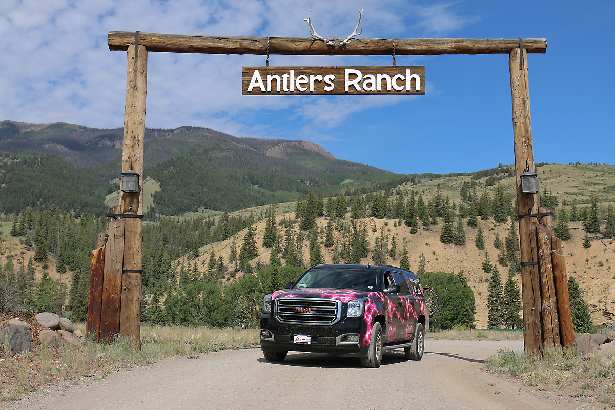 Heading out from Antlers Ranch