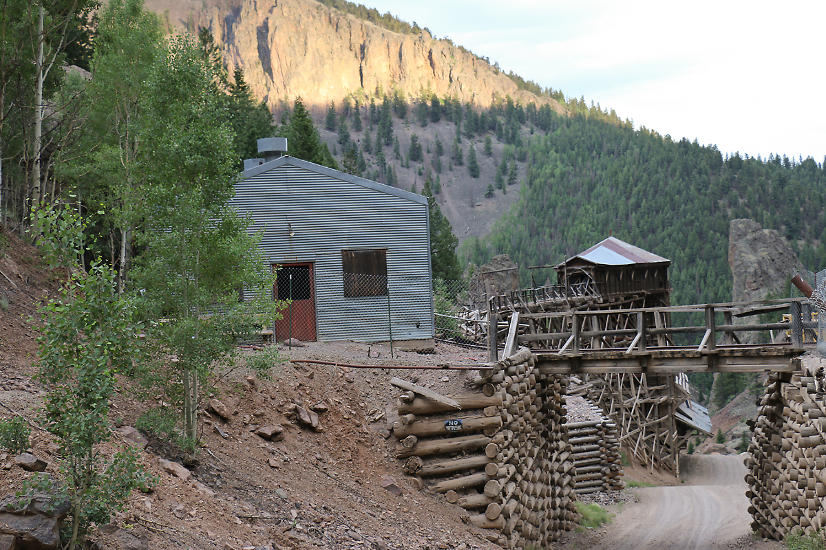 The ruins of the Equity Mine