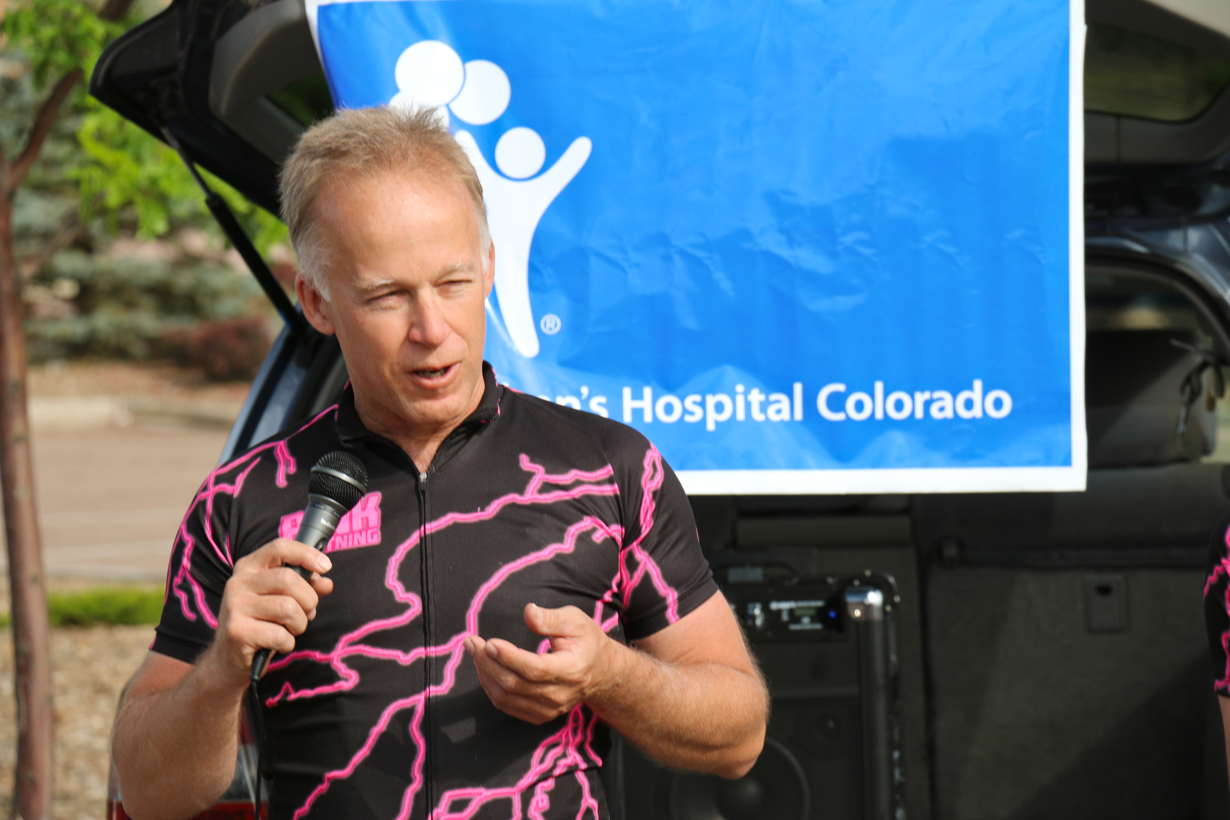 Steve thanks Children’s Hospital Colorado