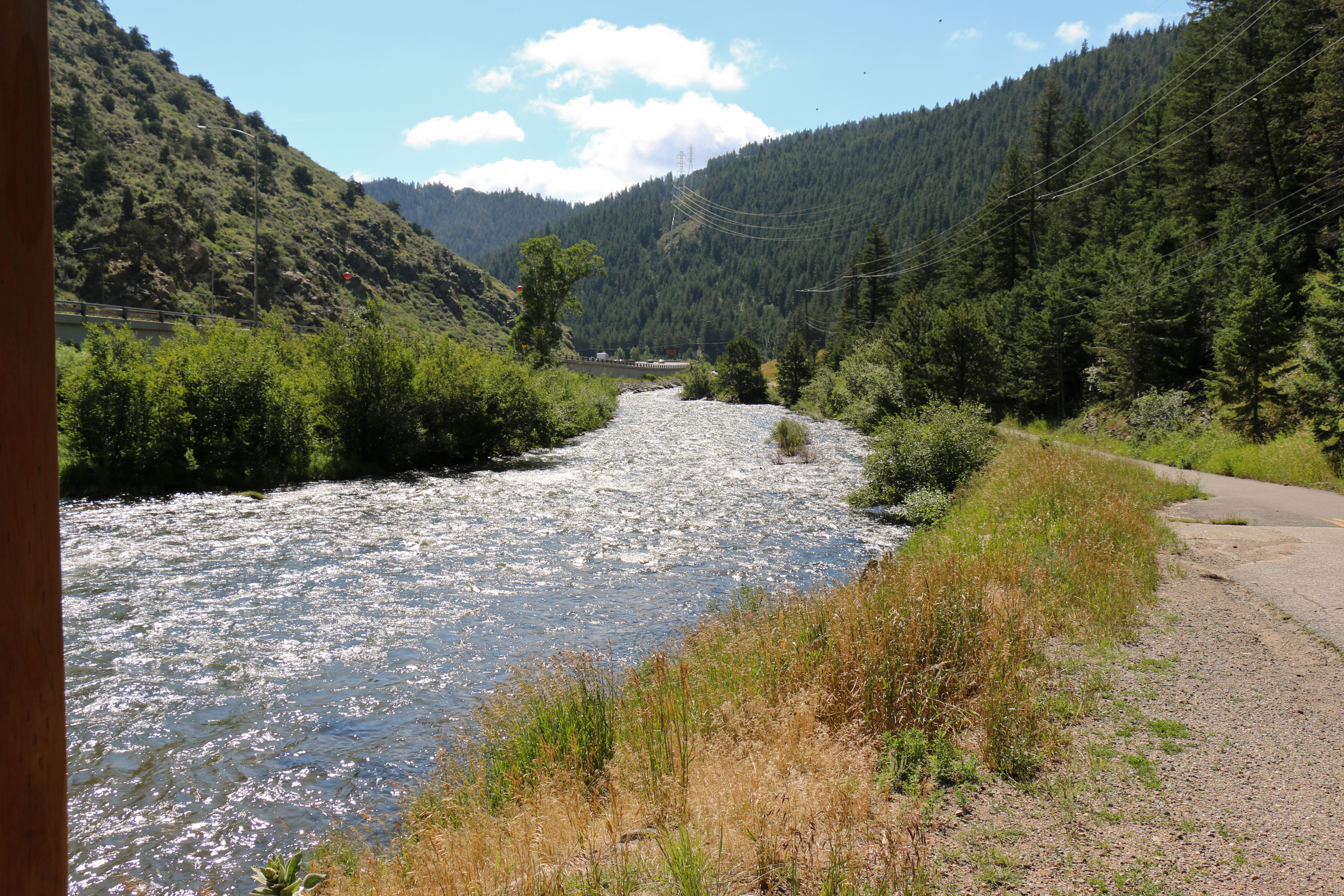 There is Clear Creek...it looks inviting