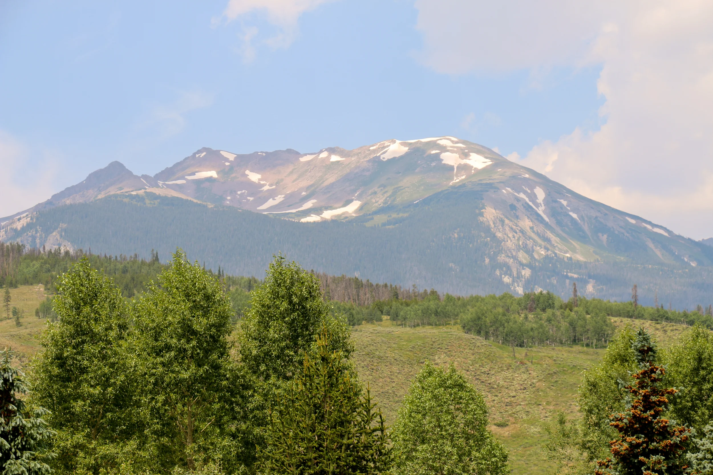 Red Peak looks down upon us