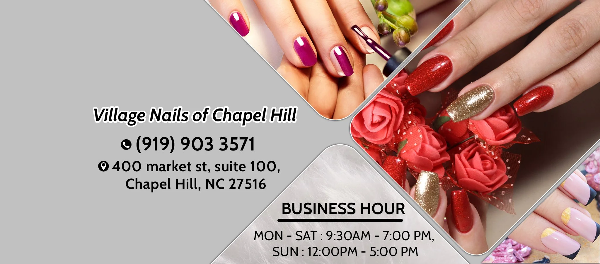 Village Nails of Chapel Hill — Southern Village Events, Dining, Movies