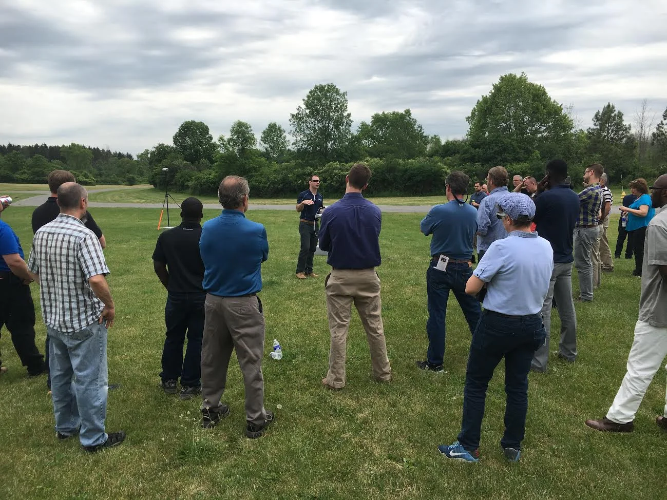 Greg Hale presents to the GIS/SIG