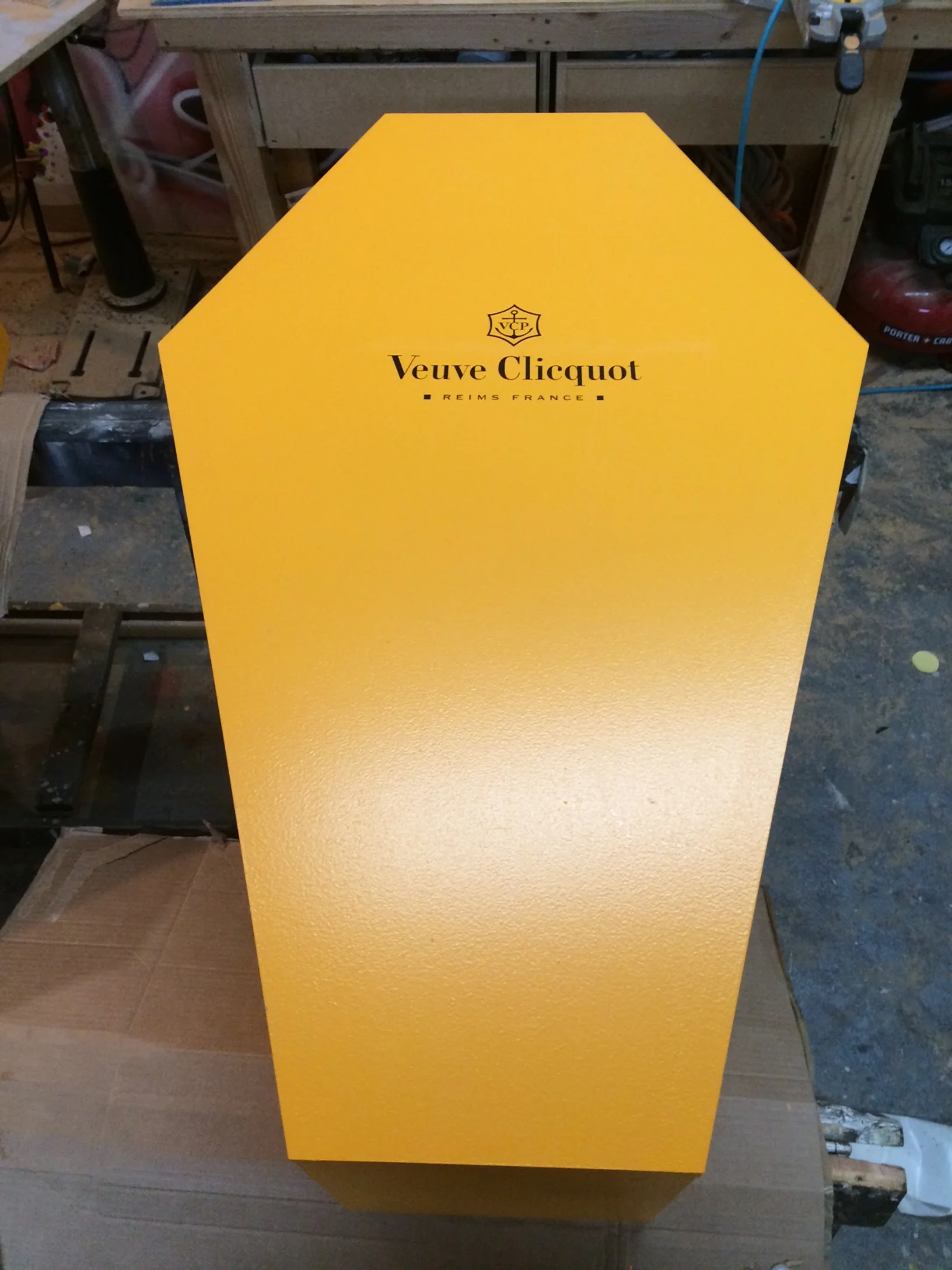Veuve Clicquot Bottle Service Coffins