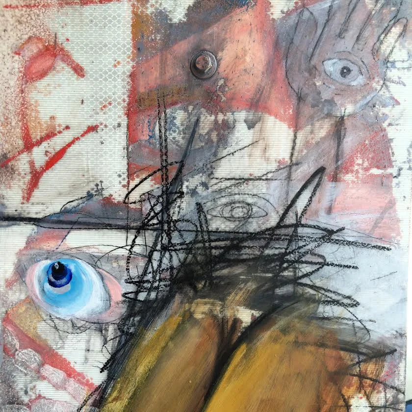 Close up of "Love and Escapism #2"