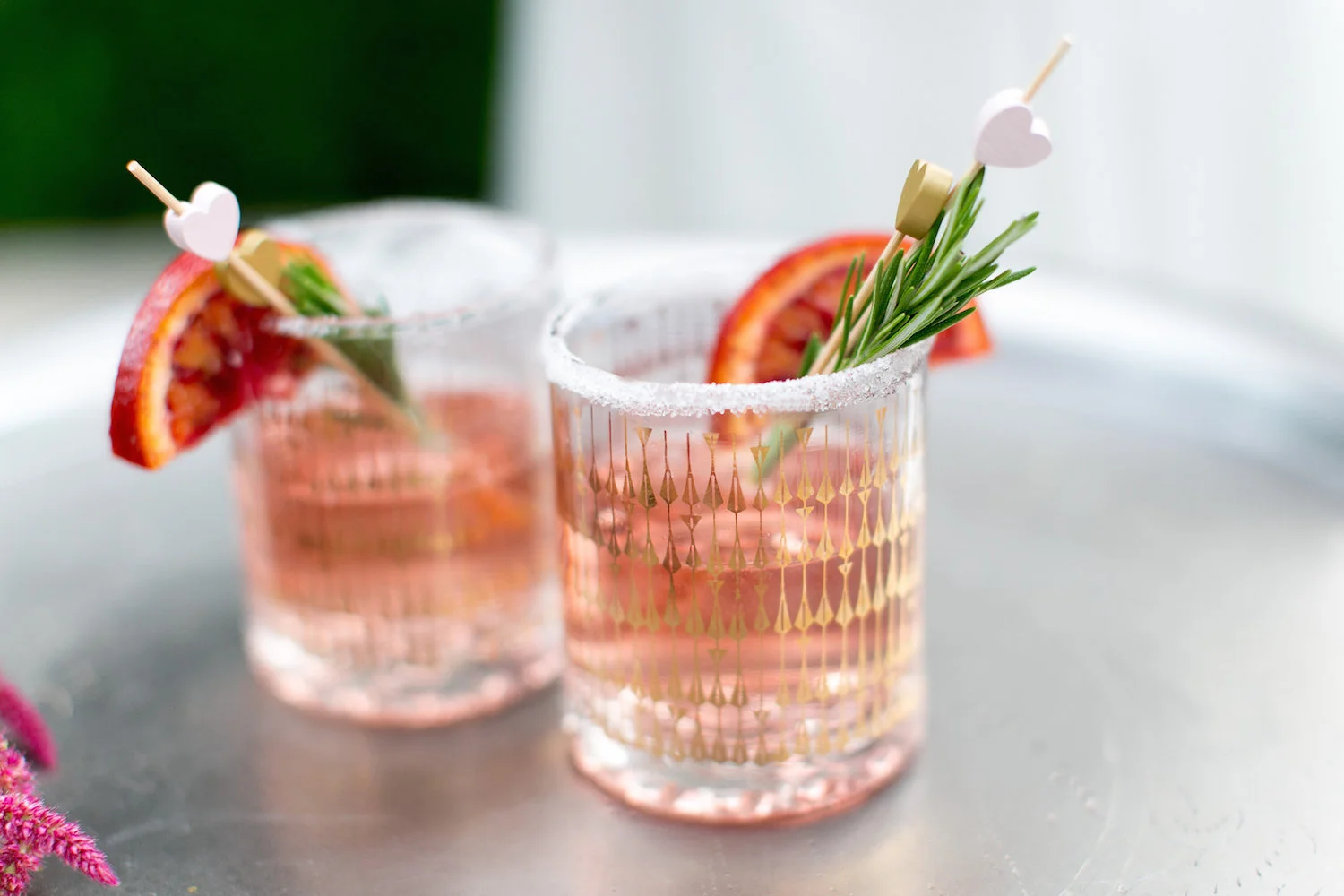Signature cocktails photographed by Katie Beverley.