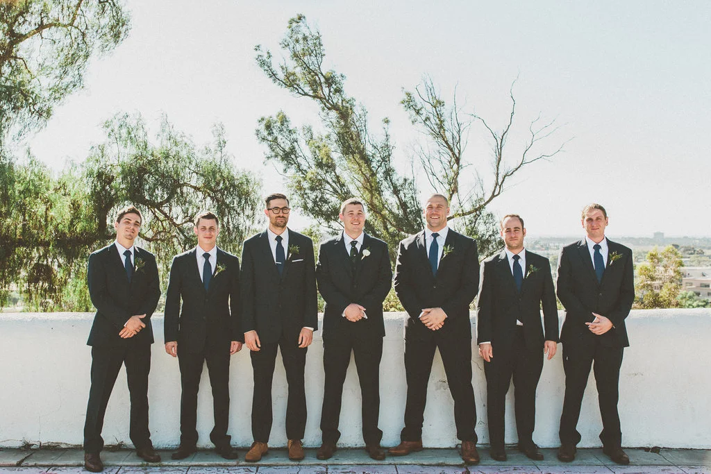Boutonnieres by San Diego wedding florist, Compass Floral.