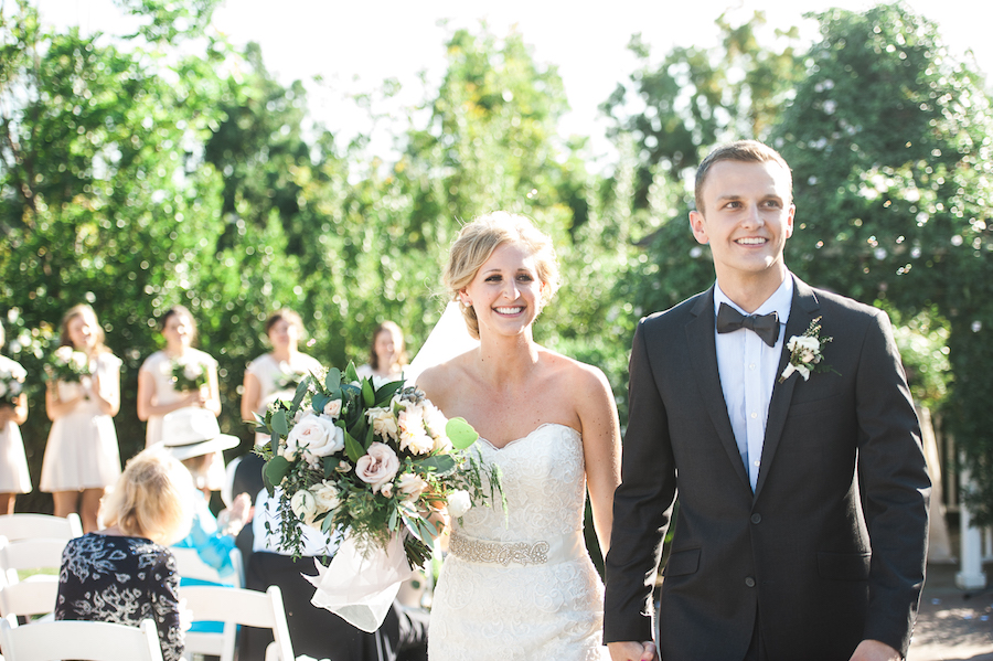 Blush & ivory garden romantic wedding by San Diego Florist, Compass Floral. Brandi Welles Photography. 