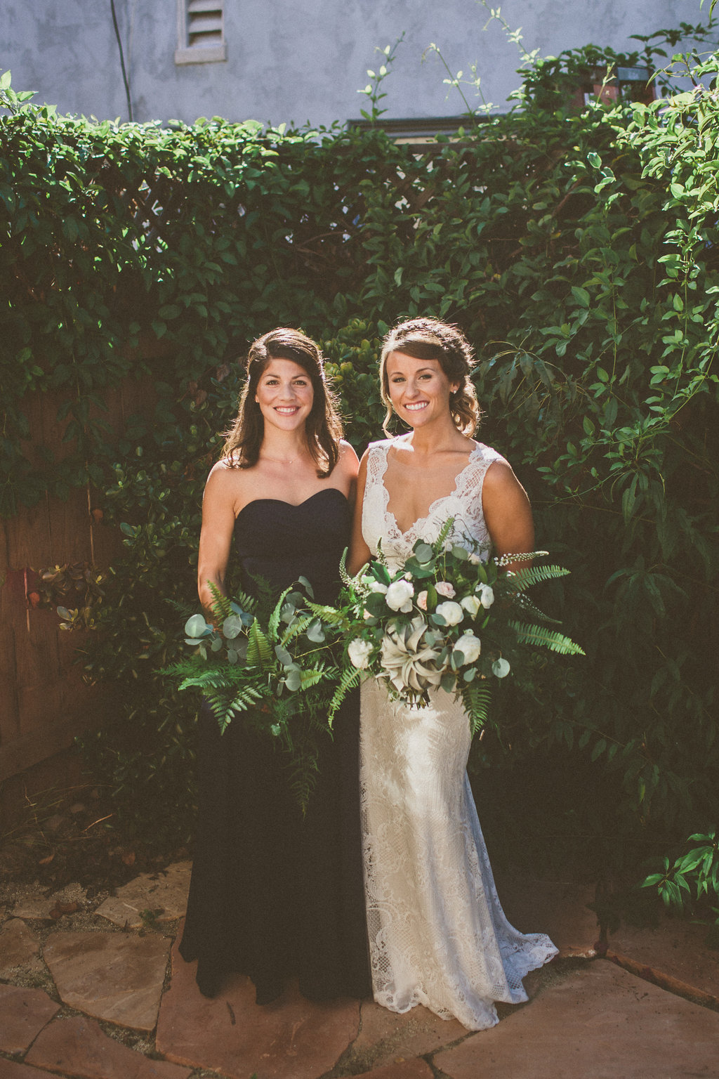 Bohemian bridesmaid bouquet by San Diego wedding florist, Compass Floral. 