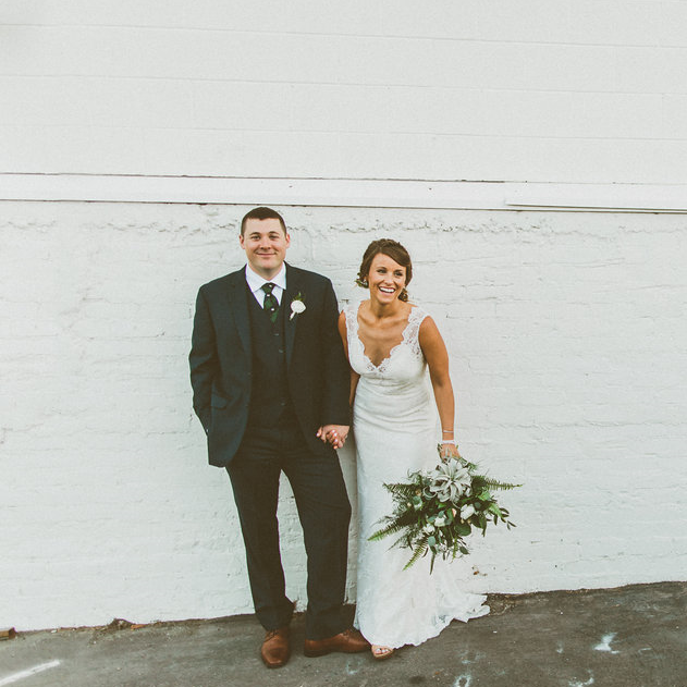 Tillandsia bridal bouquet by San Diego wedding florist, Compass Floral. 