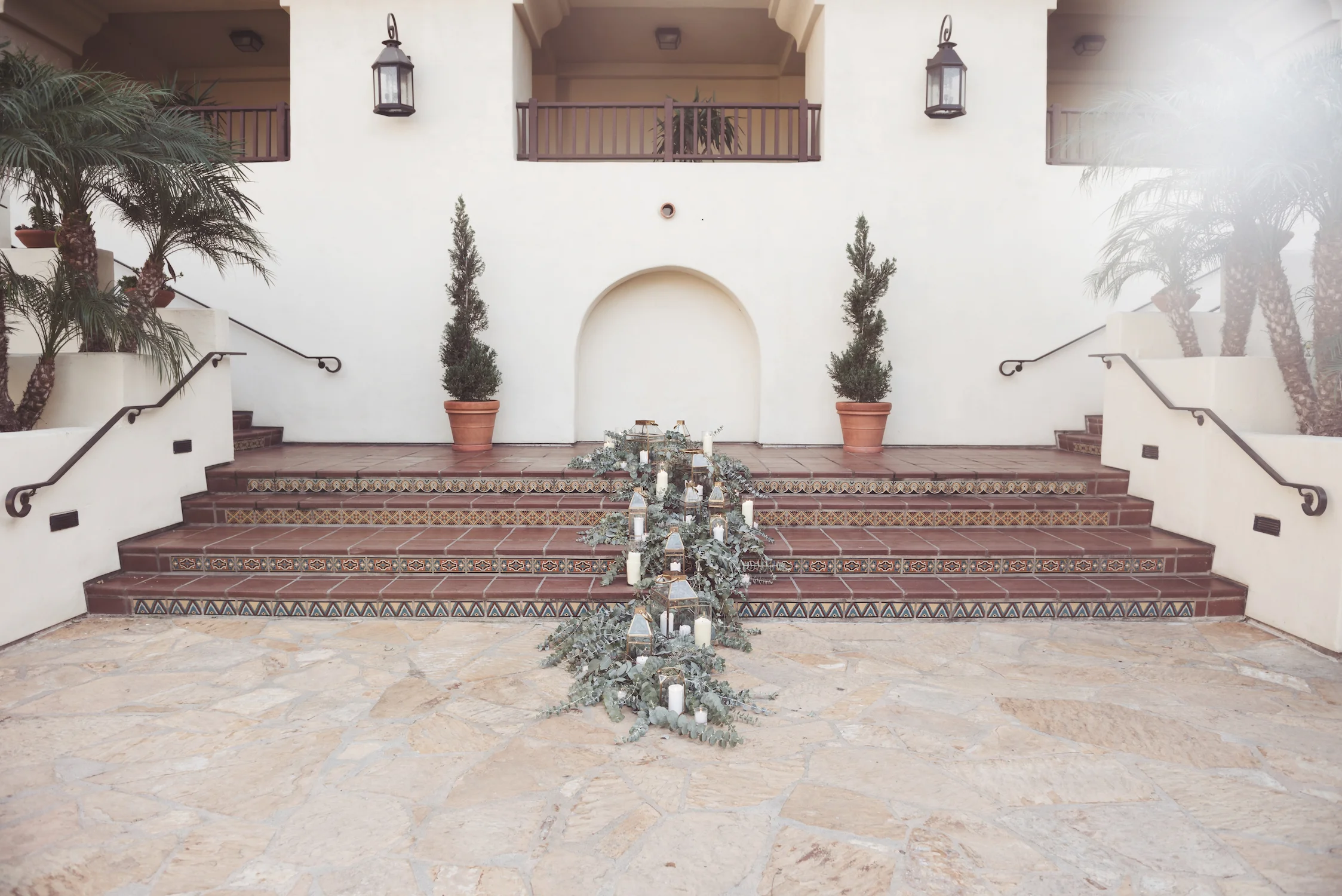 Eucalyptus and river path for moody, earthy, glamorous wedding | Estancia Weddings | Compass Floral Design | Wedding Florist in San Diego and Southern California | Brit Jaye Photography