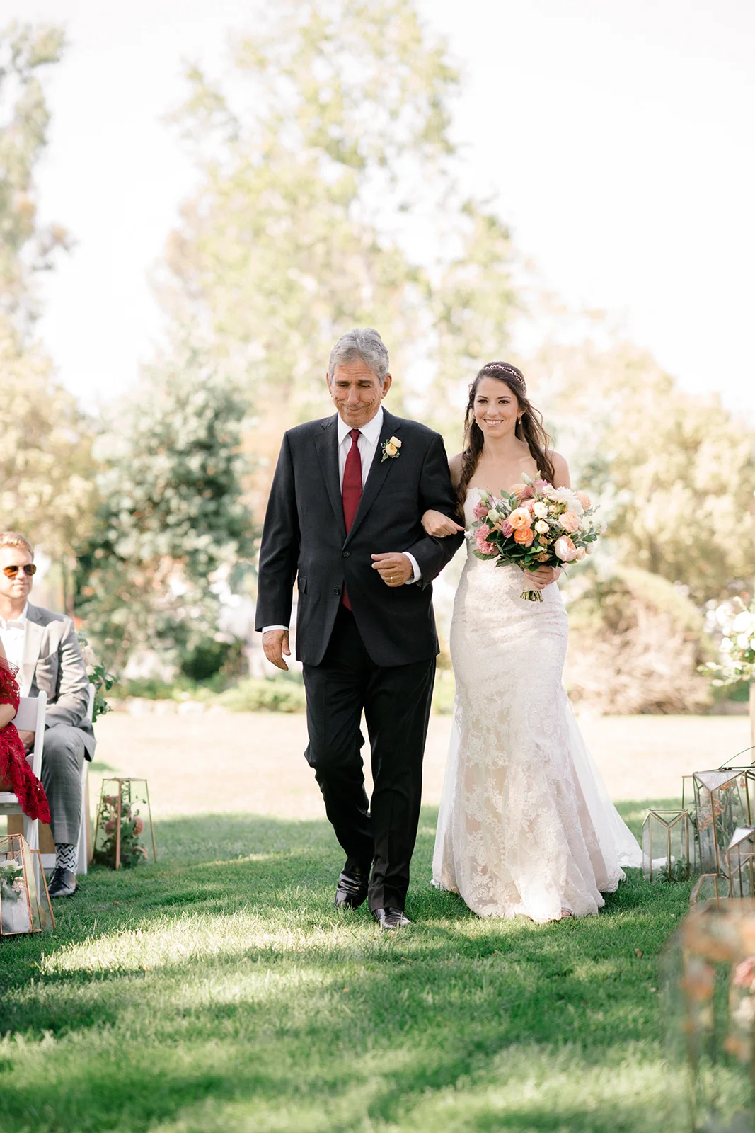 Outdoor San Diego wedding | The Inn at Rancho Santa Fe | Compass Floral | Wedding Florist in San Diego and Southern California | Shane and Lauren Photography