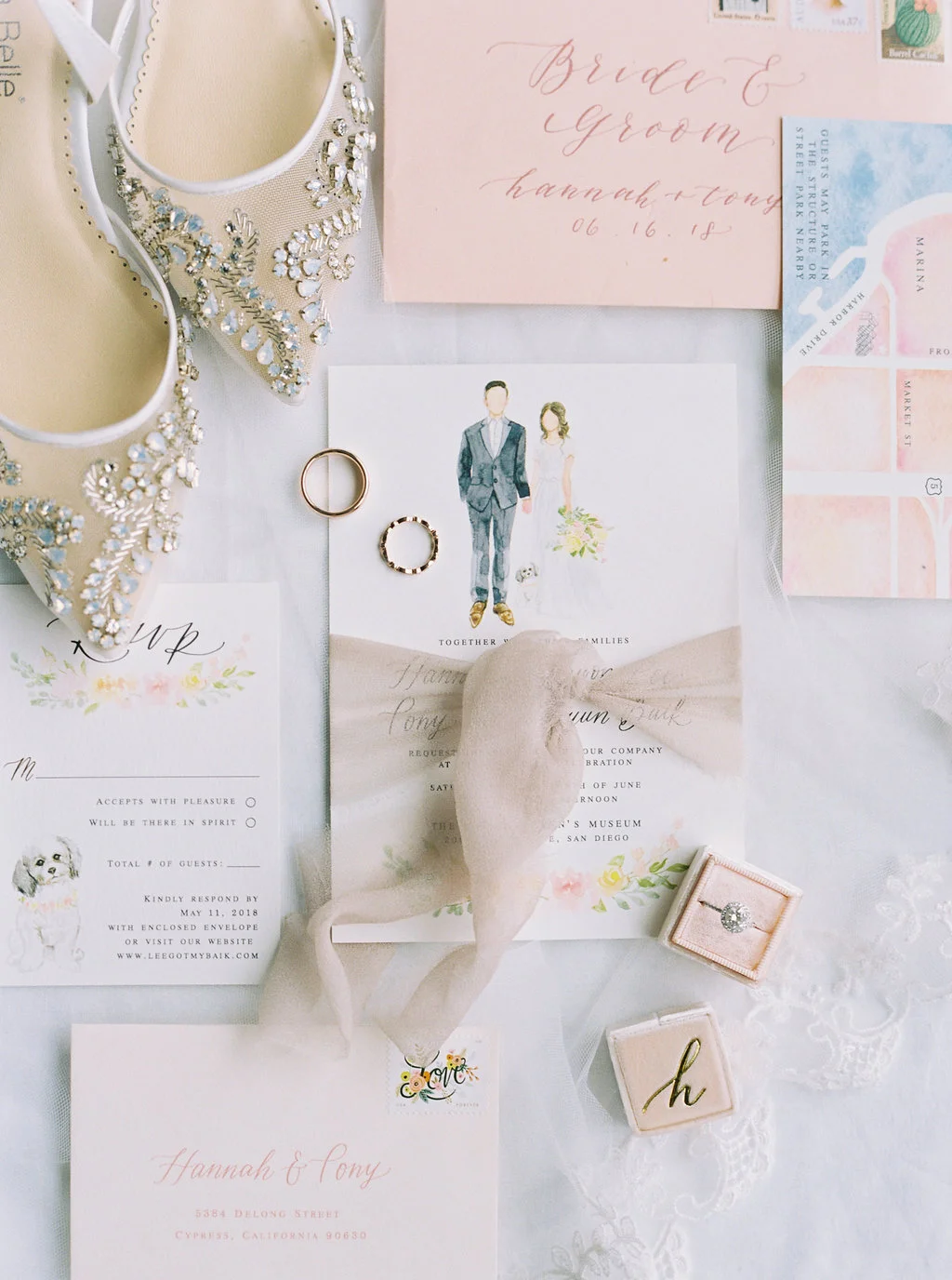 Wedding detail photo | San Diego | Compass Floral | Wedding Florist in San Diego and Southern California | Meiwen Wang Photography