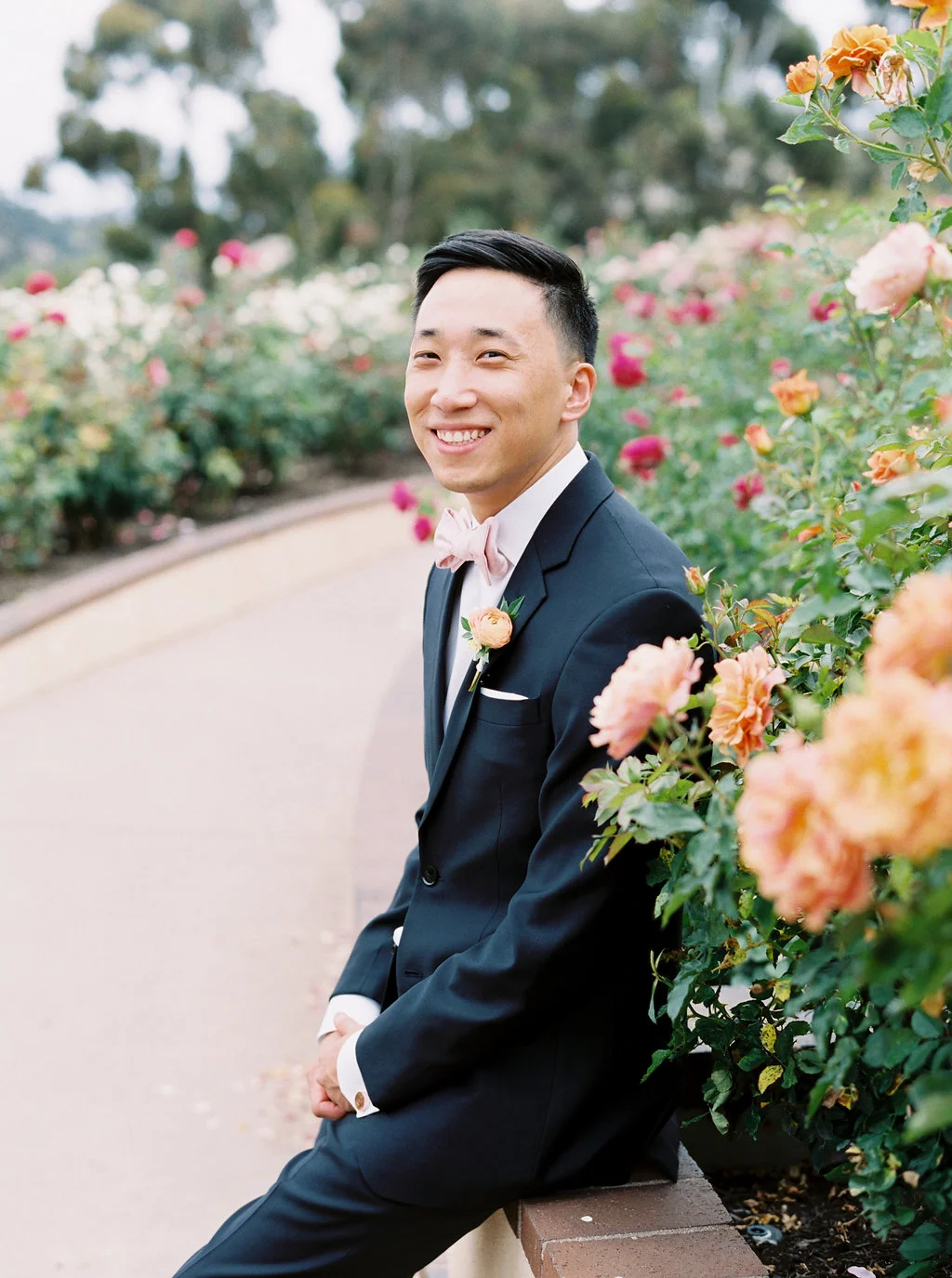 Groom portrait | Balboa Park | Compass Floral | Wedding Florist in San Diego and Southern California | Meiwen Wang Photography