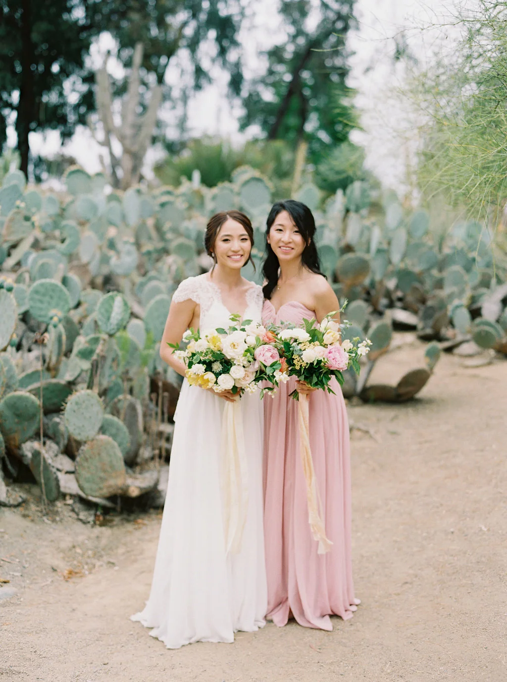Blush bridesmaid dress | Balboa Park | Compass Floral | Wedding Florist in San Diego and Southern California | Meiwen Wang Photography