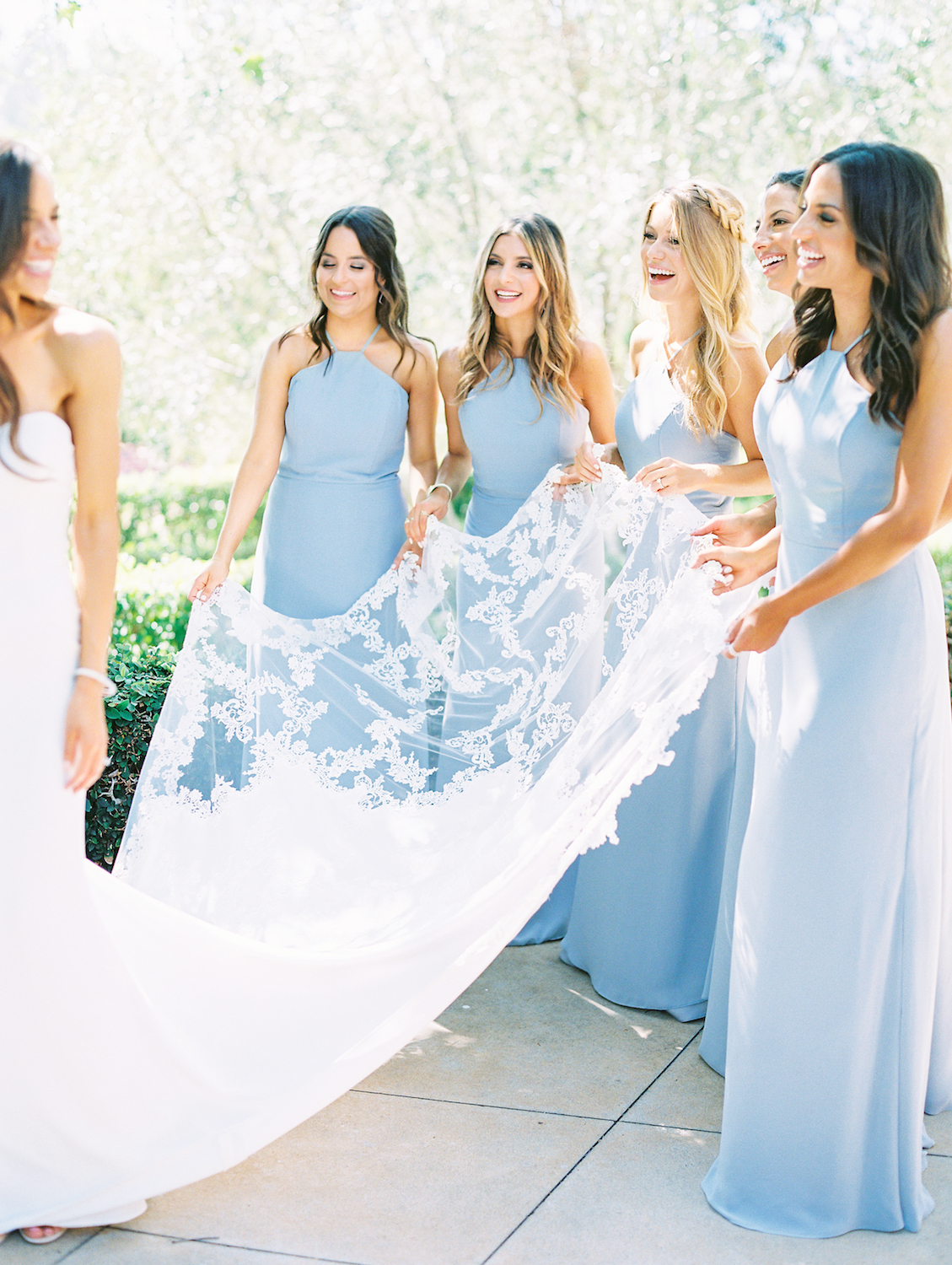 Bride and bridesmaids getting ready | Rancho Bernardo Inn | Compass Floral | Wedding Florist in San Diego and Southern California | Dear Lovers Photography