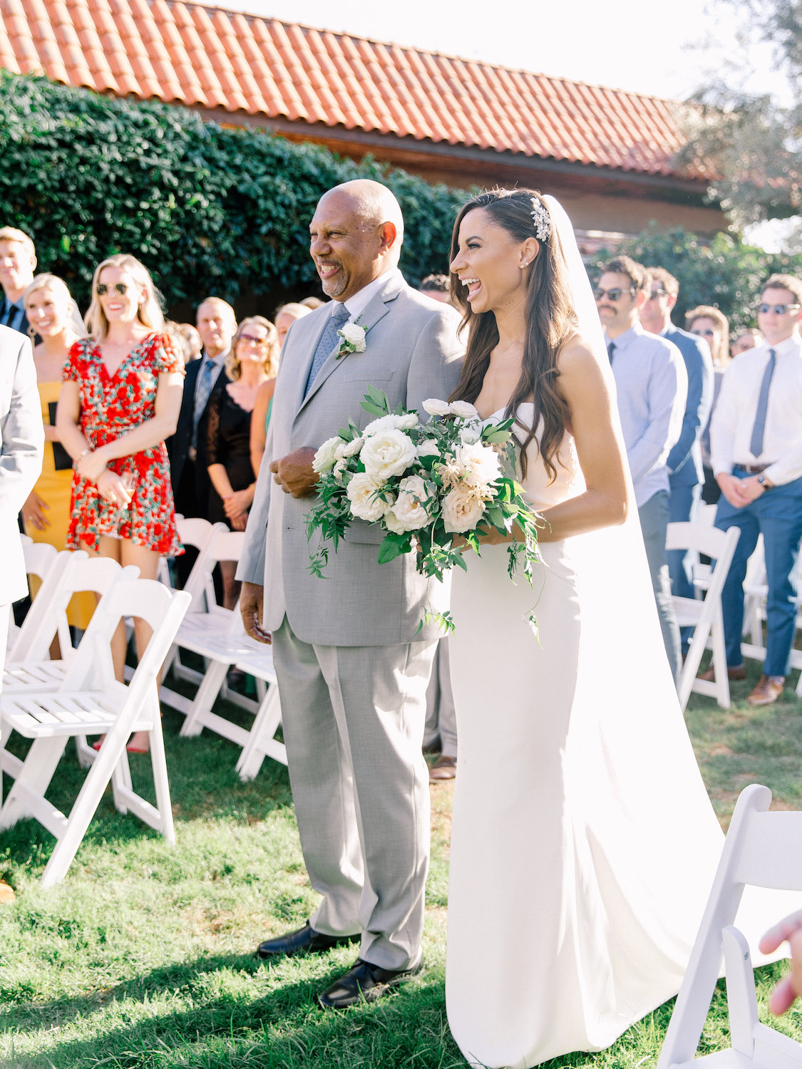 Outdoor garden wedding | Rancho Bernardo Inn | Compass Floral | Wedding Florist in San Diego and Southern California | Dear Lovers Photography
