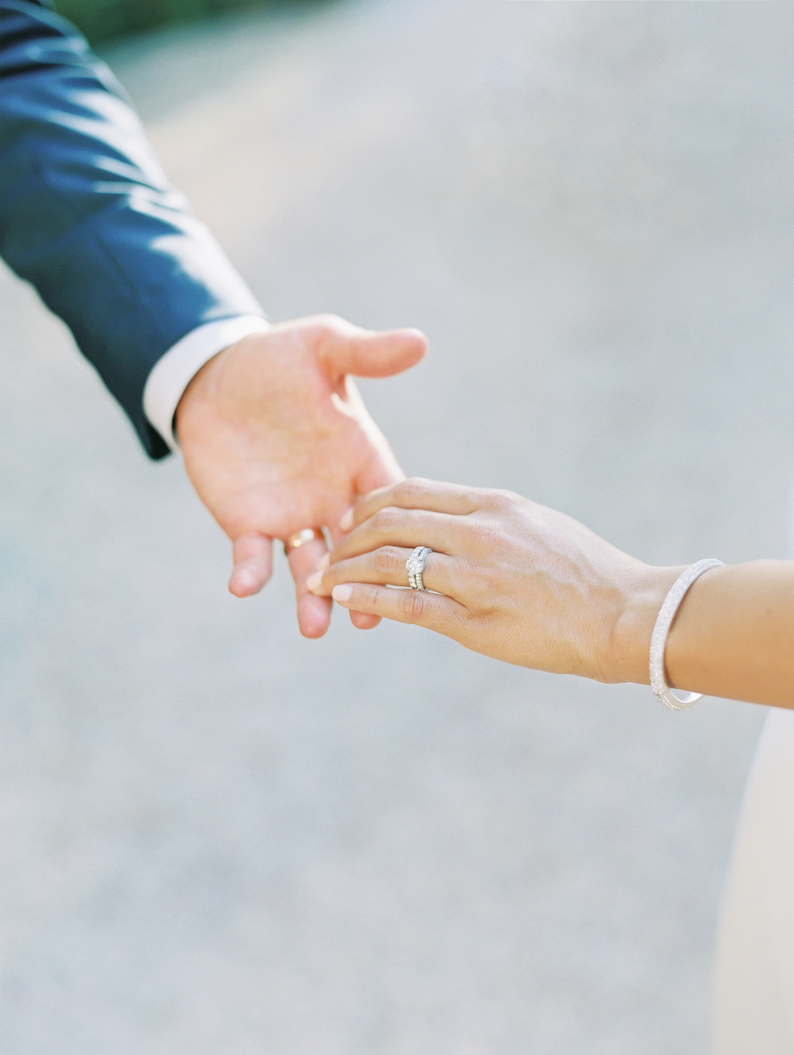Bride and groom hand holding photo | Rancho Bernardo Inn | Compass Floral | Wedding Florist in San Diego and Southern California | Dear Lovers Photography
