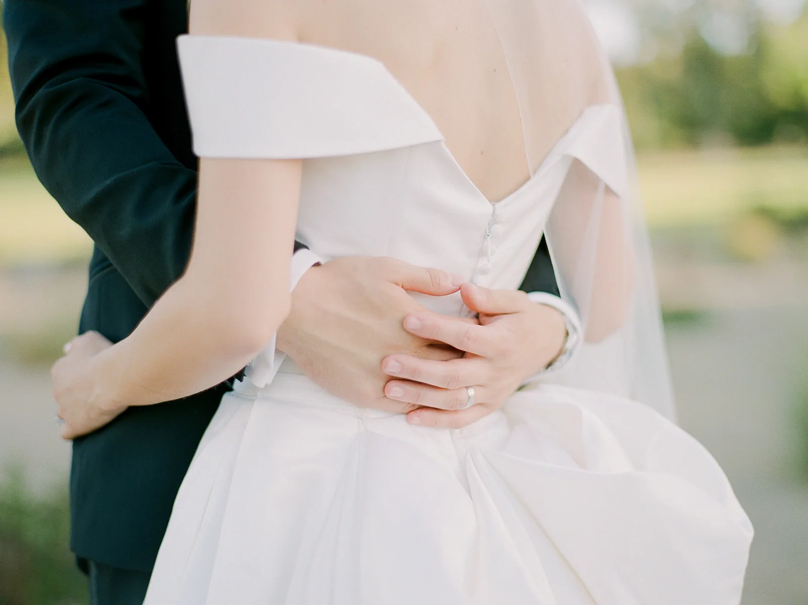 Bride and groom film portrait | Rancho Santa Fe Golf Club | Compass Floral | Wedding Florist in San Diego and Southern California | Rachael McCall Photography