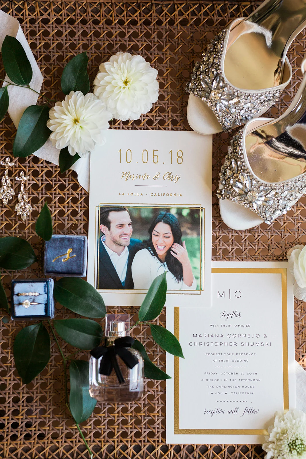 Wedding detail photos | Darlington House, La Jolla | Compass Floral | Wedding Florist in San Diego and Southern California | My Sun and Stars Co. Photography