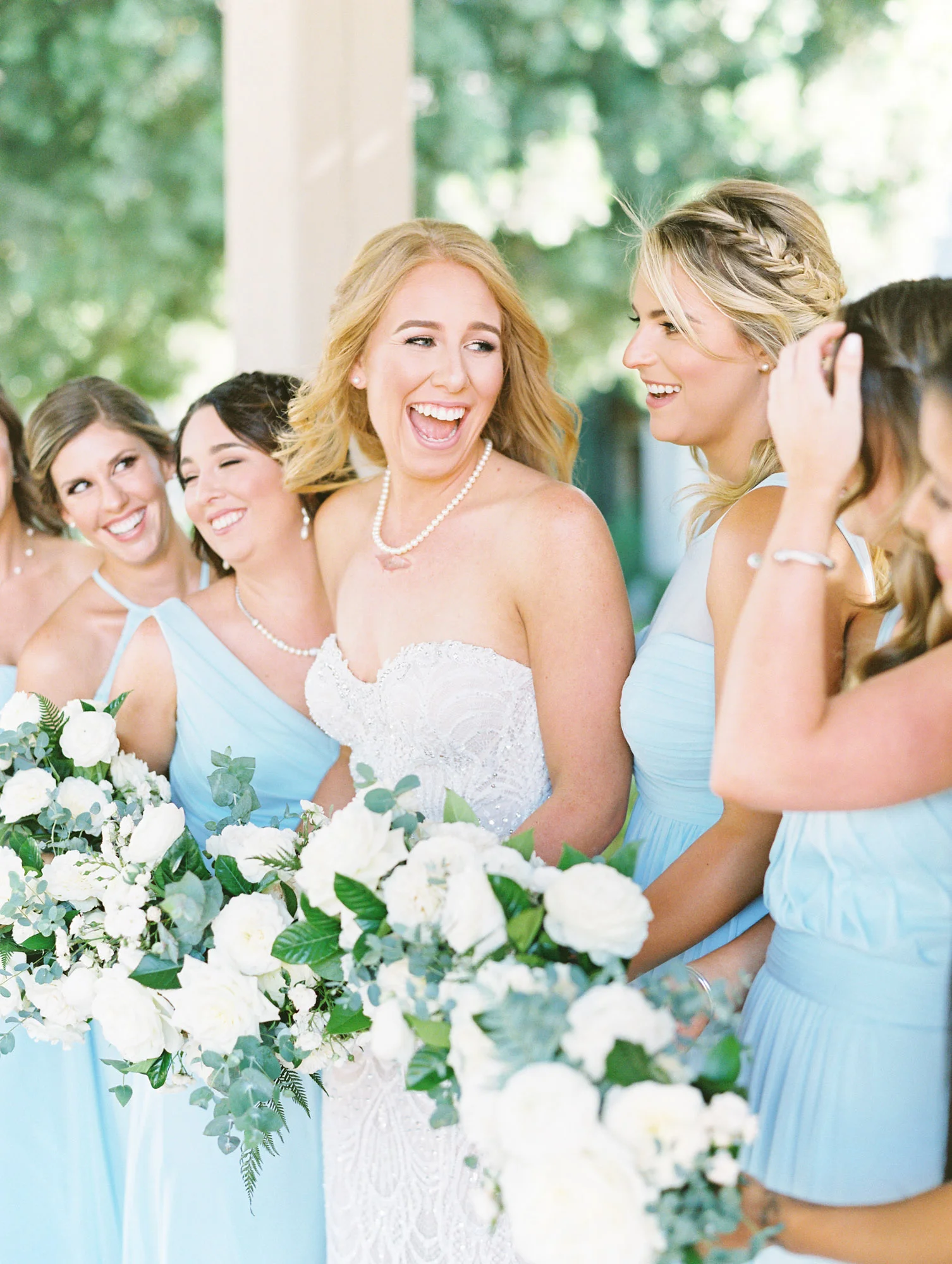 Romantic white and green bridal bouquet | Del Mar Country Club | Compass Floral | Wedding Florist in San Diego and Southern California | Cavin Elizabeth Photography