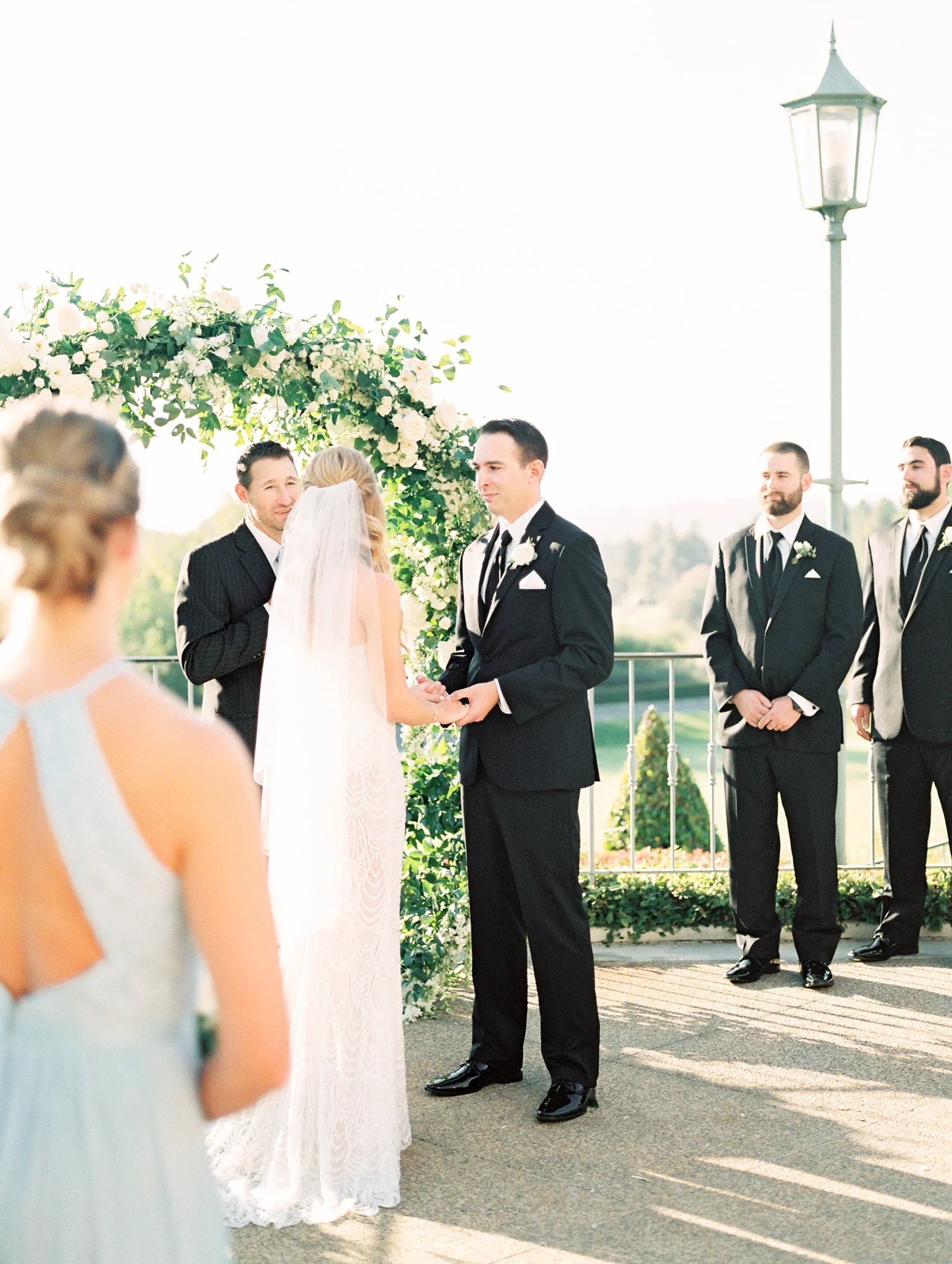 Outdoor, black tie San Diego Wedding | Del Mar Country Club | Compass Floral | Wedding Florist in San Diego and Southern California | Cavin Elizabeth Photography