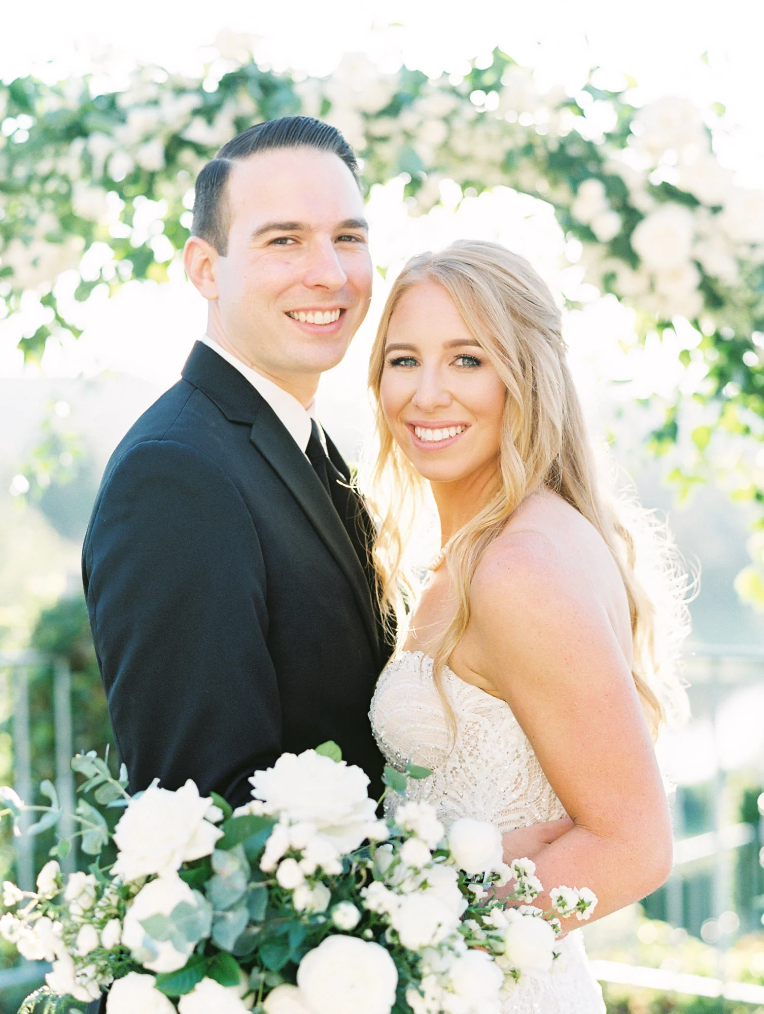 Outdoor, black tie San Diego Wedding | Del Mar Country Club | Compass Floral | Wedding Florist in San Diego and Southern California | Cavin Elizabeth Photography