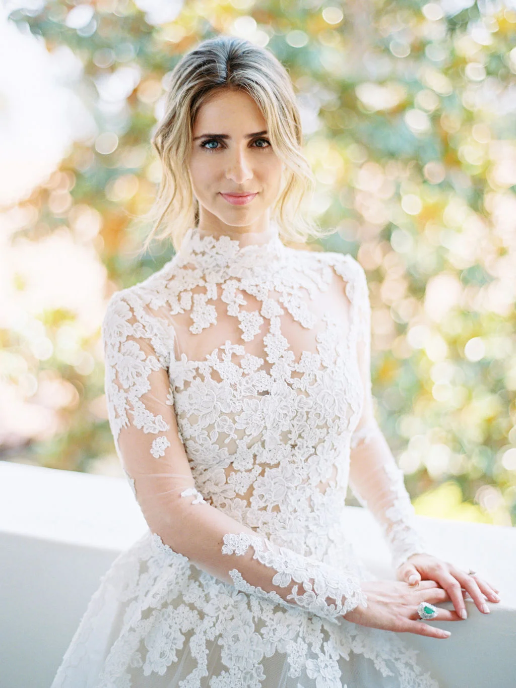 Outdoor bridal portrait | Ojai Valley Inn | Compass Floral | Wedding Florist in San Diego and Southern California | Ryan Ray Photography