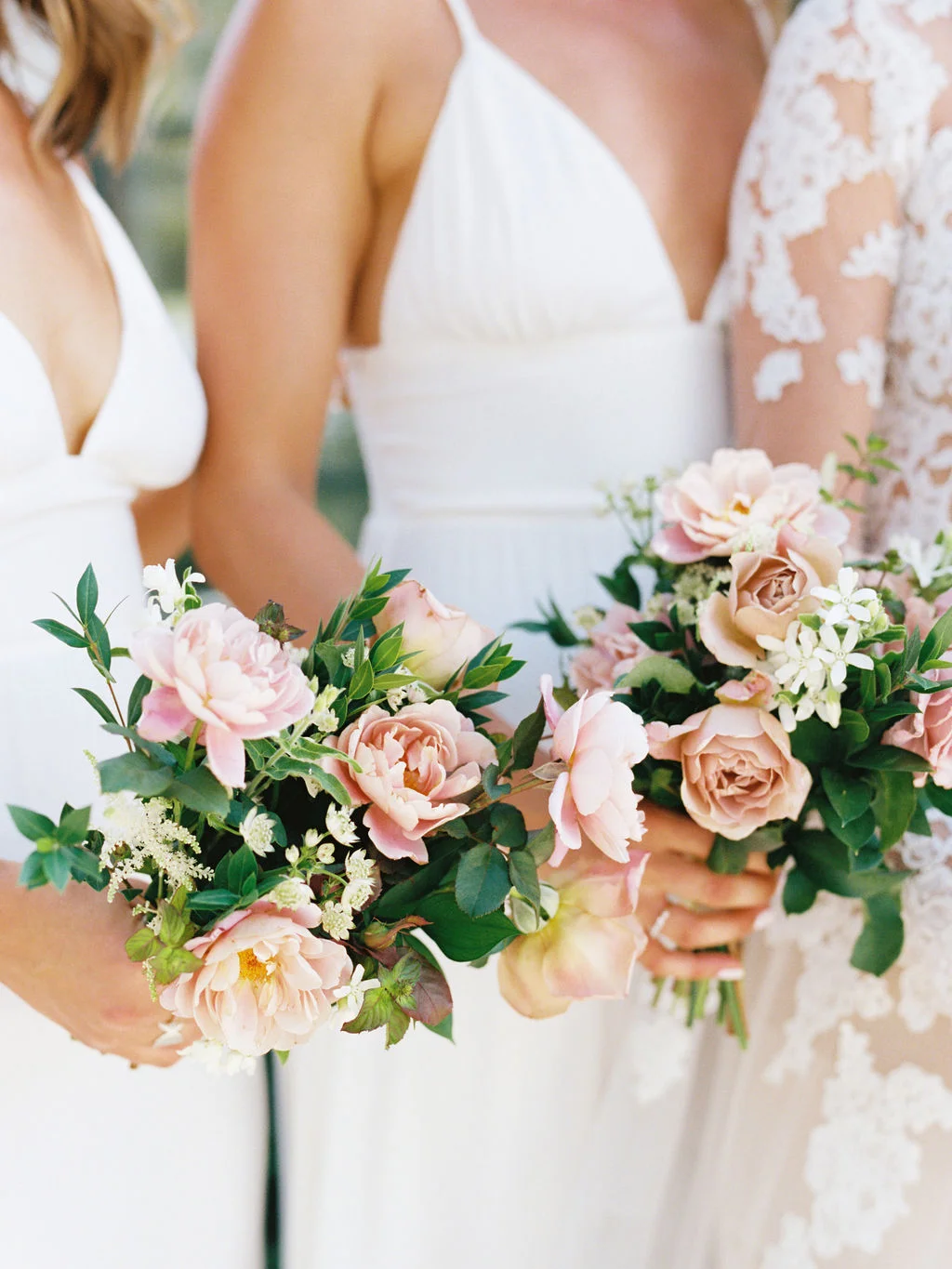 Petite rose and lily of the valley bouquets | Ojai Valley Inn | Compass Floral | Wedding Florist in San Diego and Southern California | Ryan Ray Photography