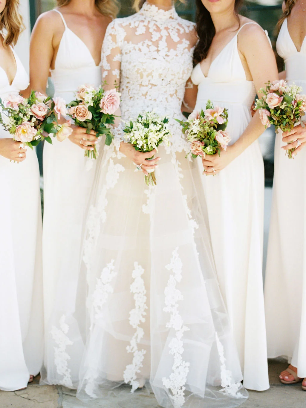 Petite rose and lily of the valley bouquets | Ojai Valley Inn | Compass Floral | Wedding Florist in San Diego and Southern California | Ryan Ray Photography