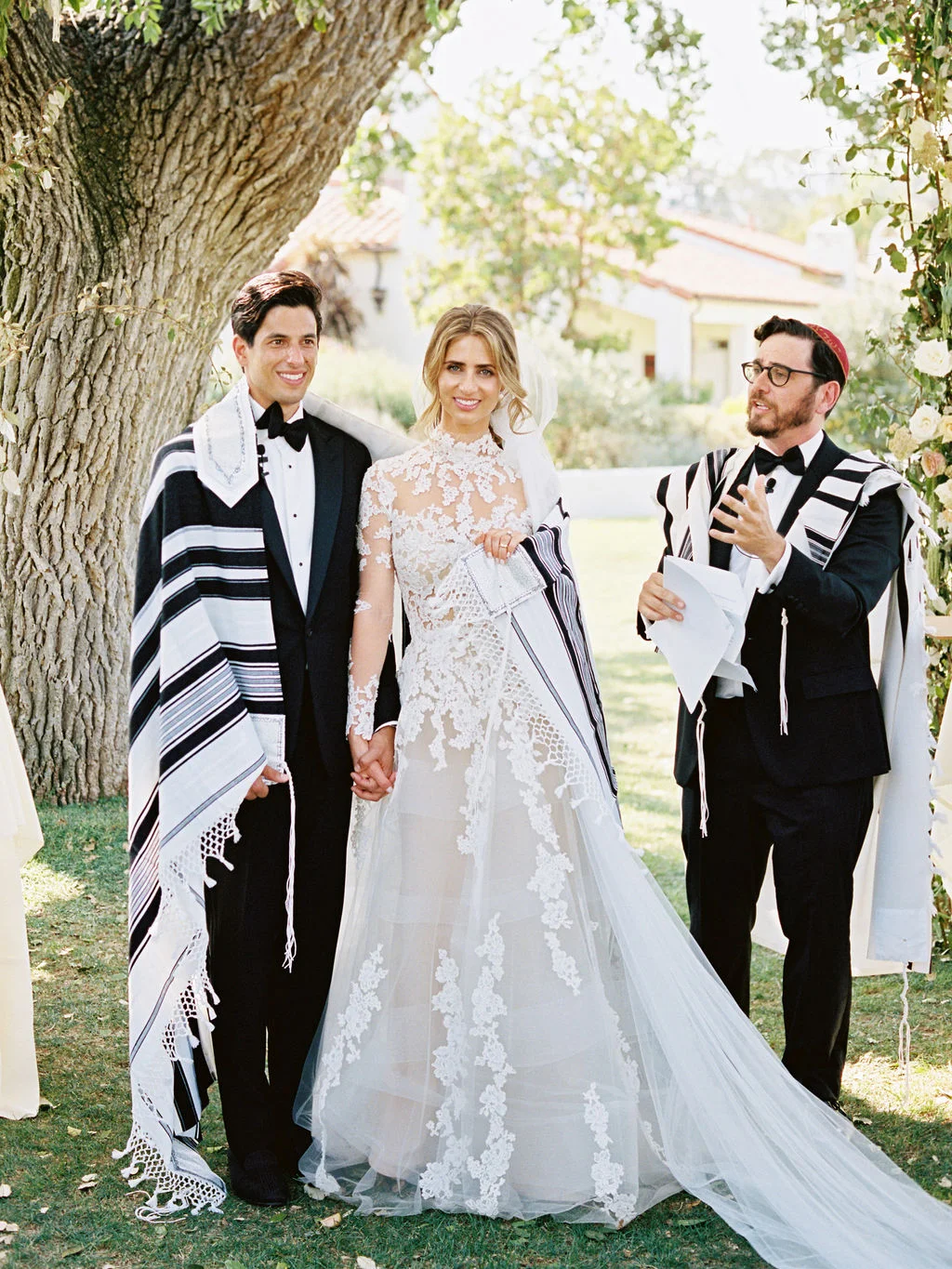 Jewish wedding ceremony | Ojai Valley Inn | Compass Floral | Wedding Florist in San Diego and Southern California | Ryan Ray Photography
