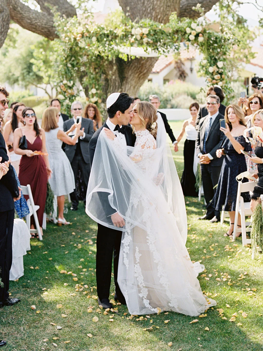 Jewish wedding ceremony | Ojai Valley Inn | Compass Floral | Wedding Florist in San Diego and Southern California | Ryan Ray Photography