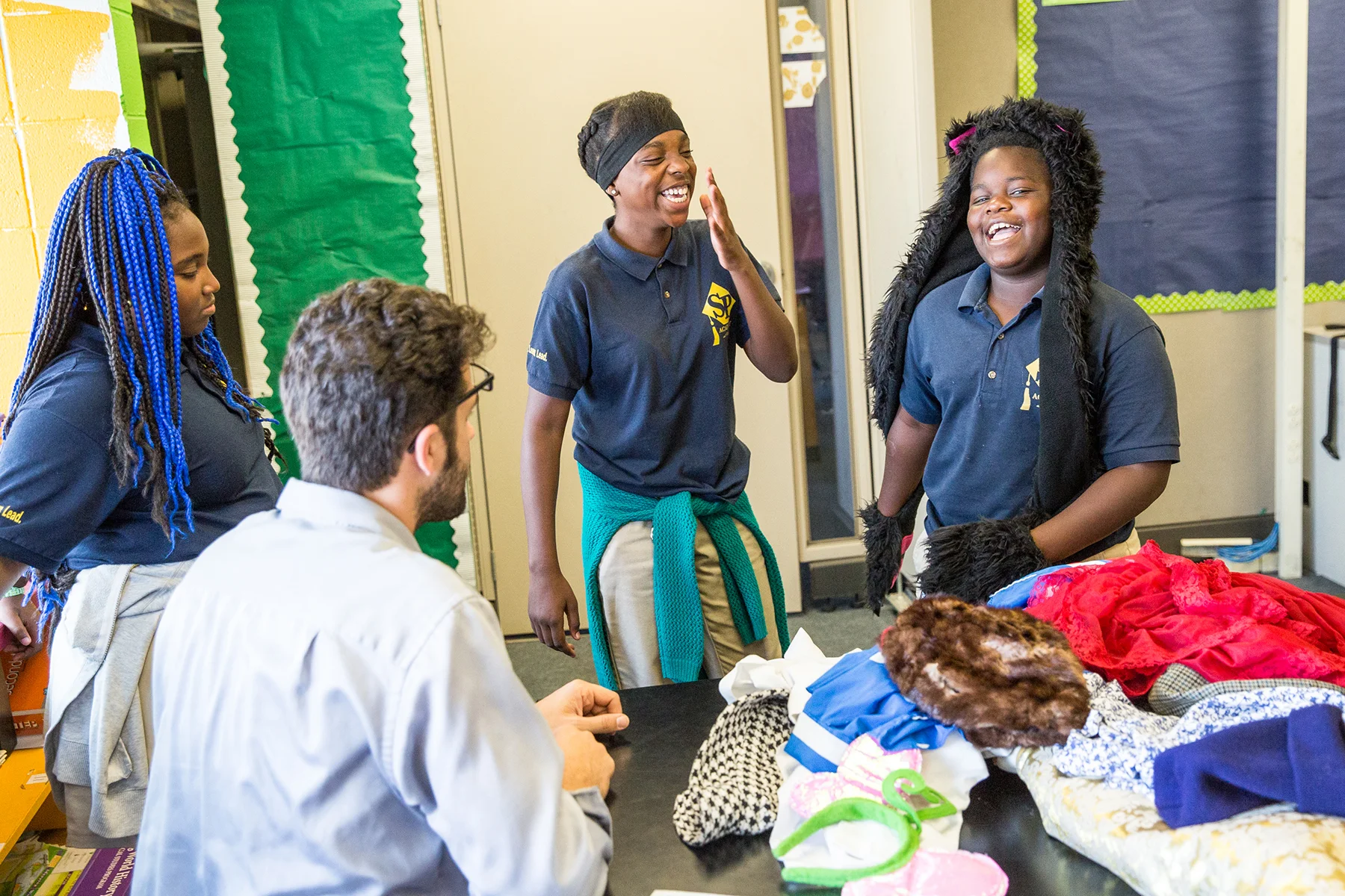 Success Preparatory Academy students in the 2016 - 17 program.