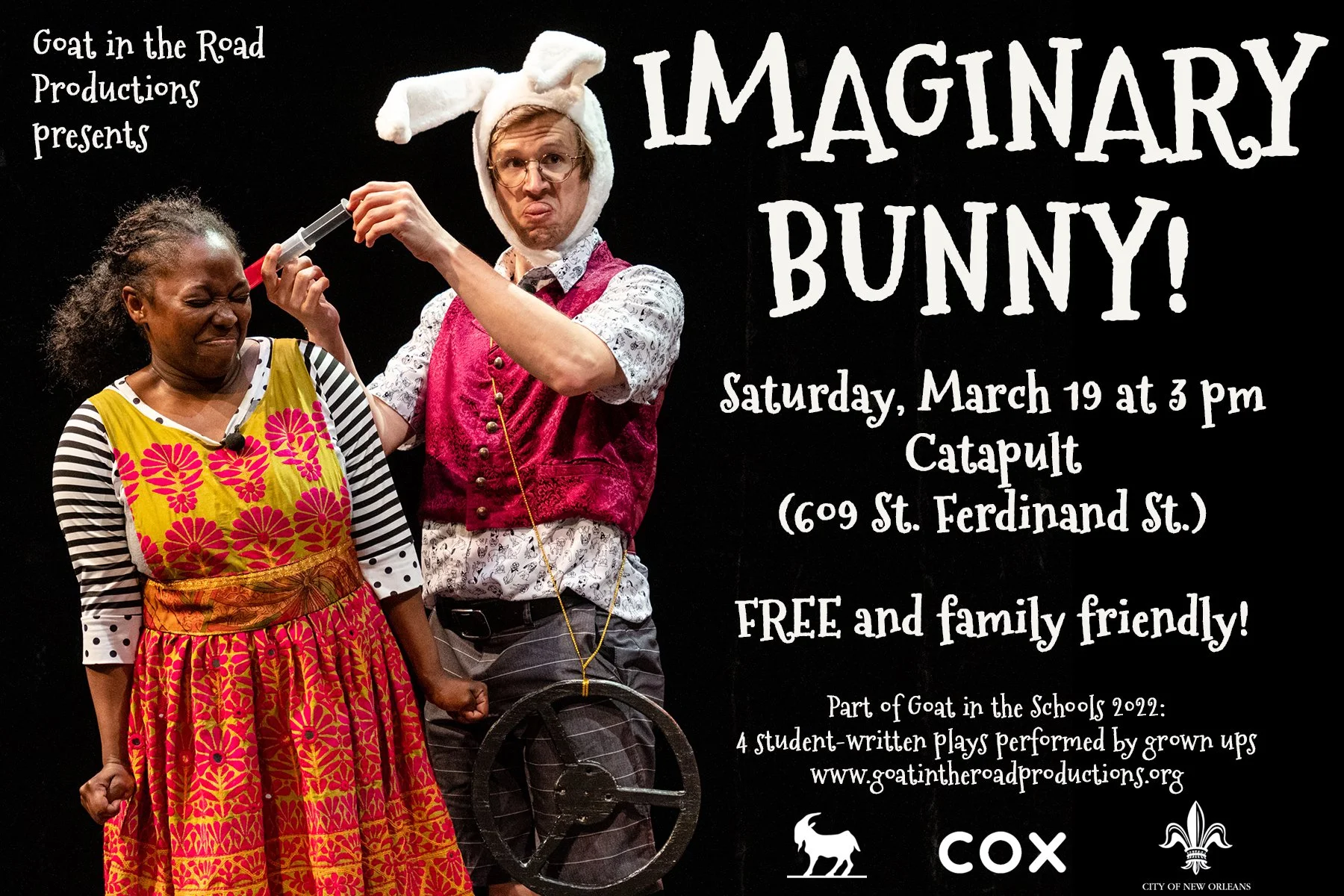 Goat in the Schools: Imaginary Bunny!